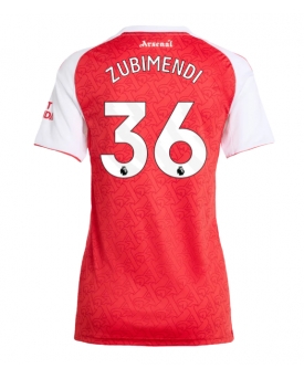 Billige Fotballdrakt Arsenal Martin Zubimendi #36 Replika Hjemmedrakt Dame 2025-26 Kortermet Billige Fotballdrakt Arsenal Martin Zubimendi #36 Replika Hjemmedrakt Dame 2025-26 Kortermet